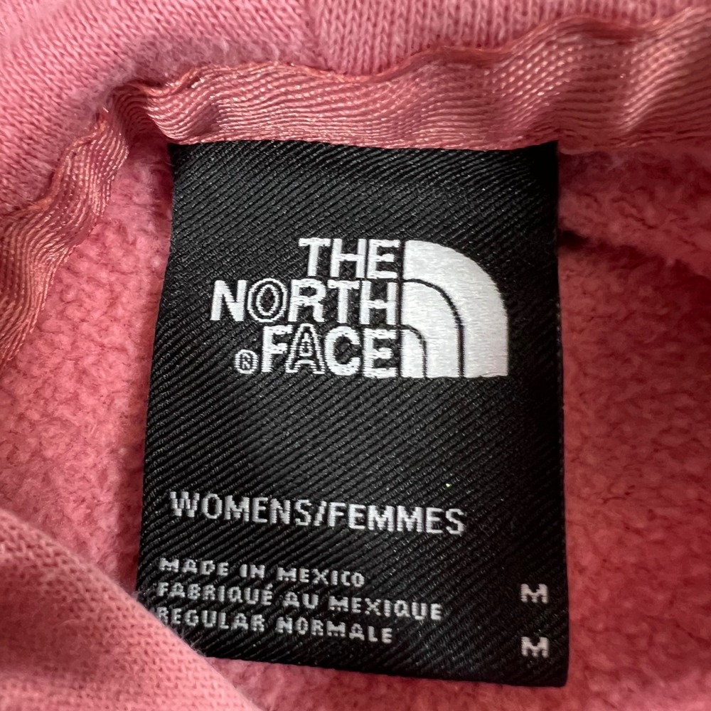 The North Face Hoodie Womens Size M Pink Pullover Box Logo A4M4N - Picture 6 of 16